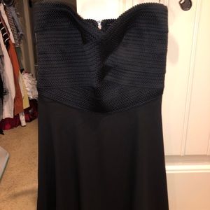 EXPRESS black strapless dress